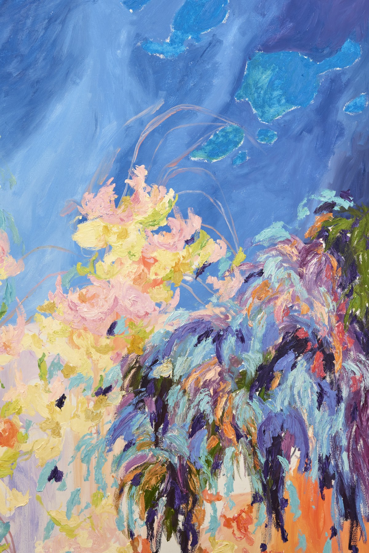 Detail of Macrantha, a Wildflower Fields painting by Arne Quinze