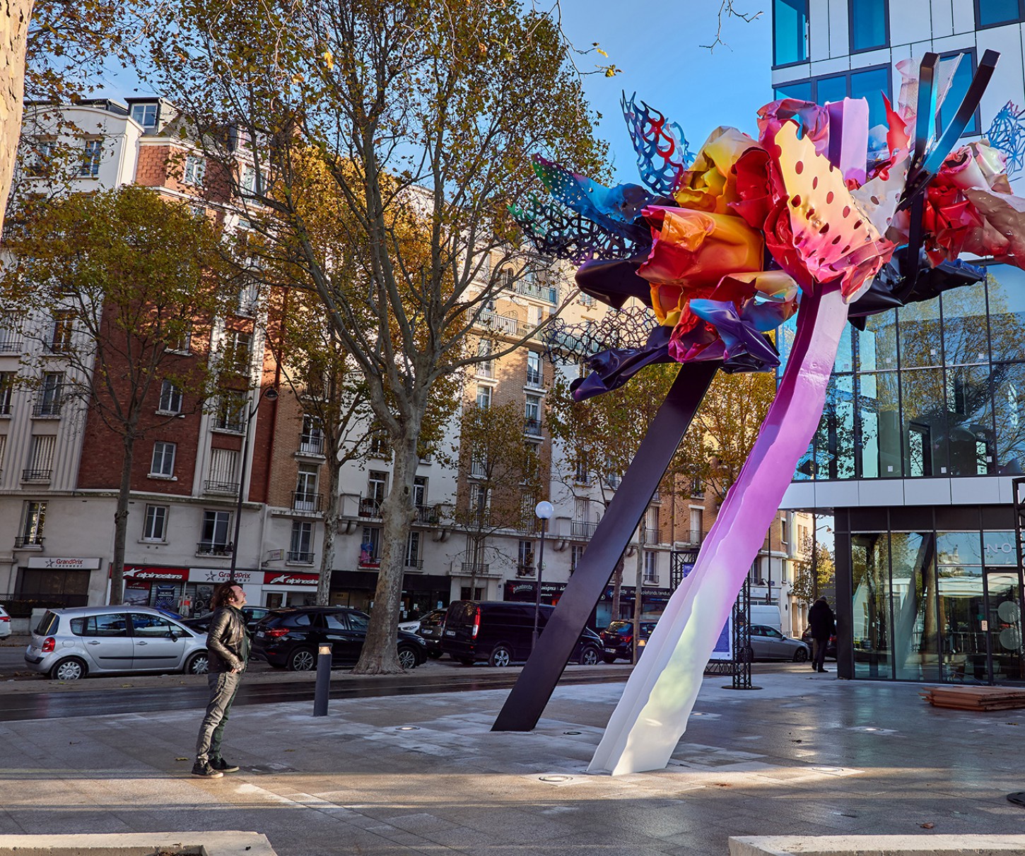 The first permanent public art sculpture by Arne Quinze in France